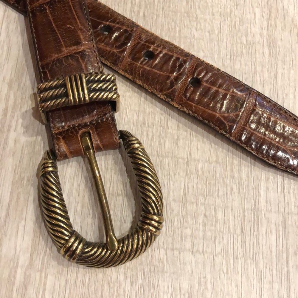 Brighton Belt with Gold Toned Buckle.